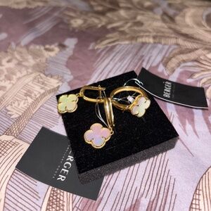 14k gold 585 Ring and Earrings set